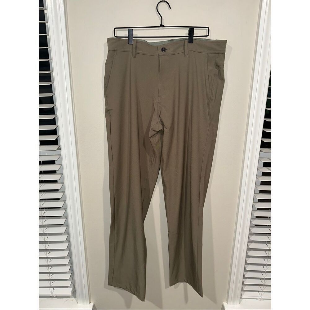 Free Fly Men's Khaki Chino Pants 36 x 34 Performance